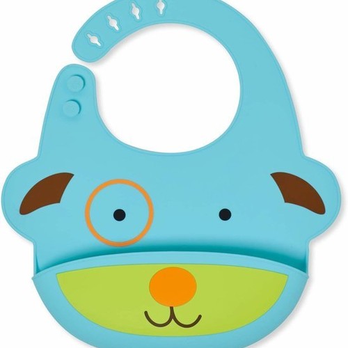 Bavetica de silicon Fold & Go Skip Hop Zoo Catel