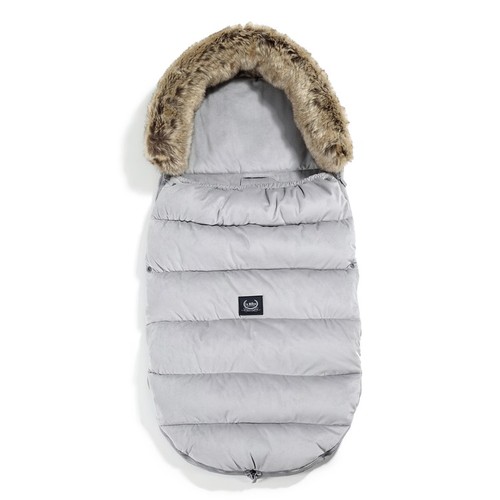 Husă de iarnă pentru cărucior La Millou Uni Velvet Collection Dark Gray