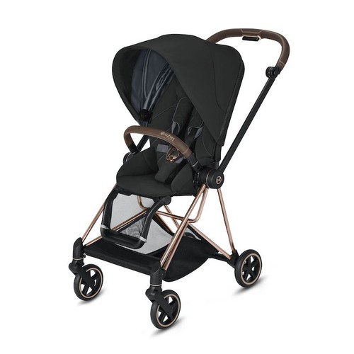 Carucior Cybex Mios cadru Rose Gold, Deep Black