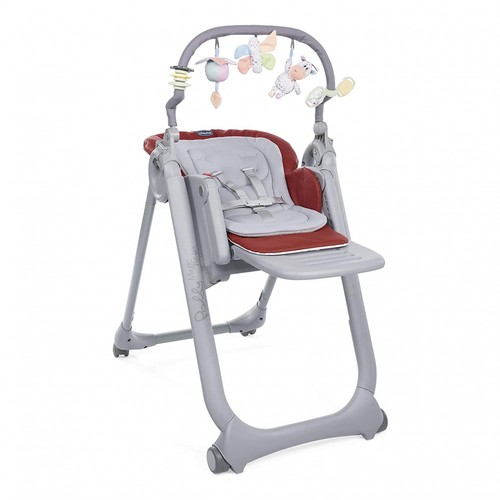 Scaun de masa Chicco Polly Magic Relax, Red Passion, 6luni+