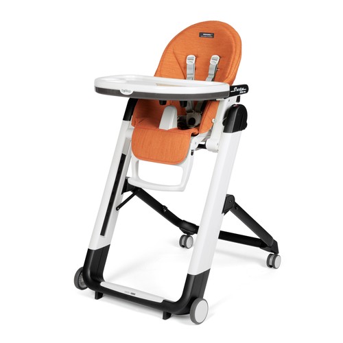 Scaun de masa 2 In 1 Peg Perego Siesta Follow Me, Wonder Orange, 0 - 36 Luni,