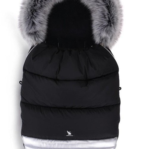 Sac de iarna pentru carucior 0-36 luni Moose Shine- Silver