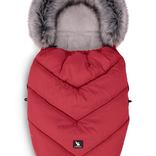 Sac de iarna pentru carucior 0-36 luni Moose Cottonmoose - Rosu