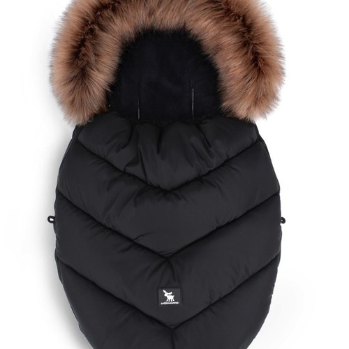 Sac de iarna pentru carucior 0-12  luni MINI Moose Cottonmoose - BLACK