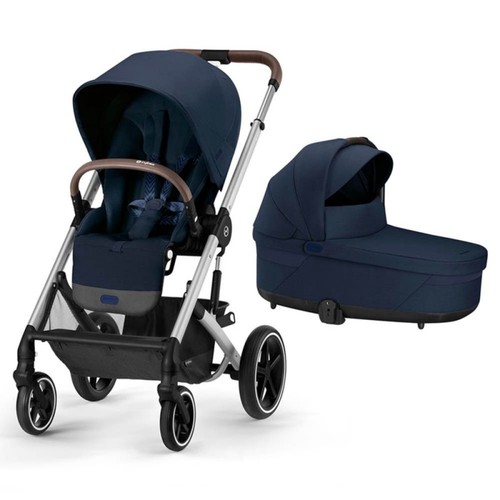 Carucior 2 in 1 Cybex Balios S Lux Ocean Blue cadru aluminiu New*