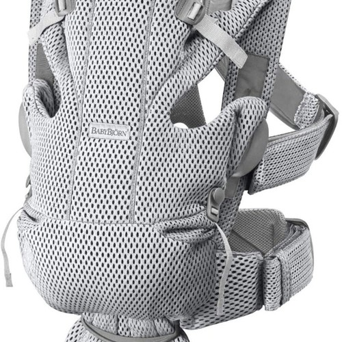 Marsupiu anatomic BabyBjorn Move Grey, 3D Mesh