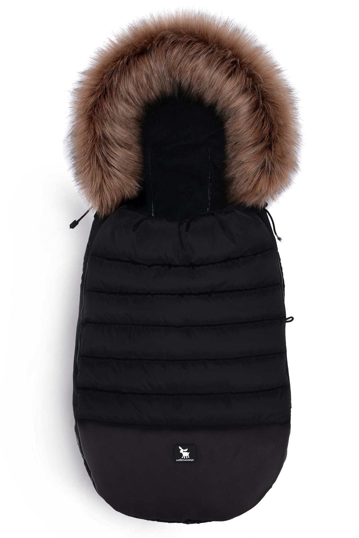 Sac de iarna pentru carucior 0-36 luni Alaska Cottonmoose - Negru