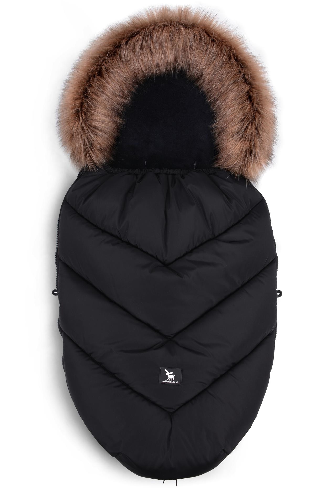 Sac de iarna pentru carucior 0-36 luni Moose Cottonmoose - Negru
