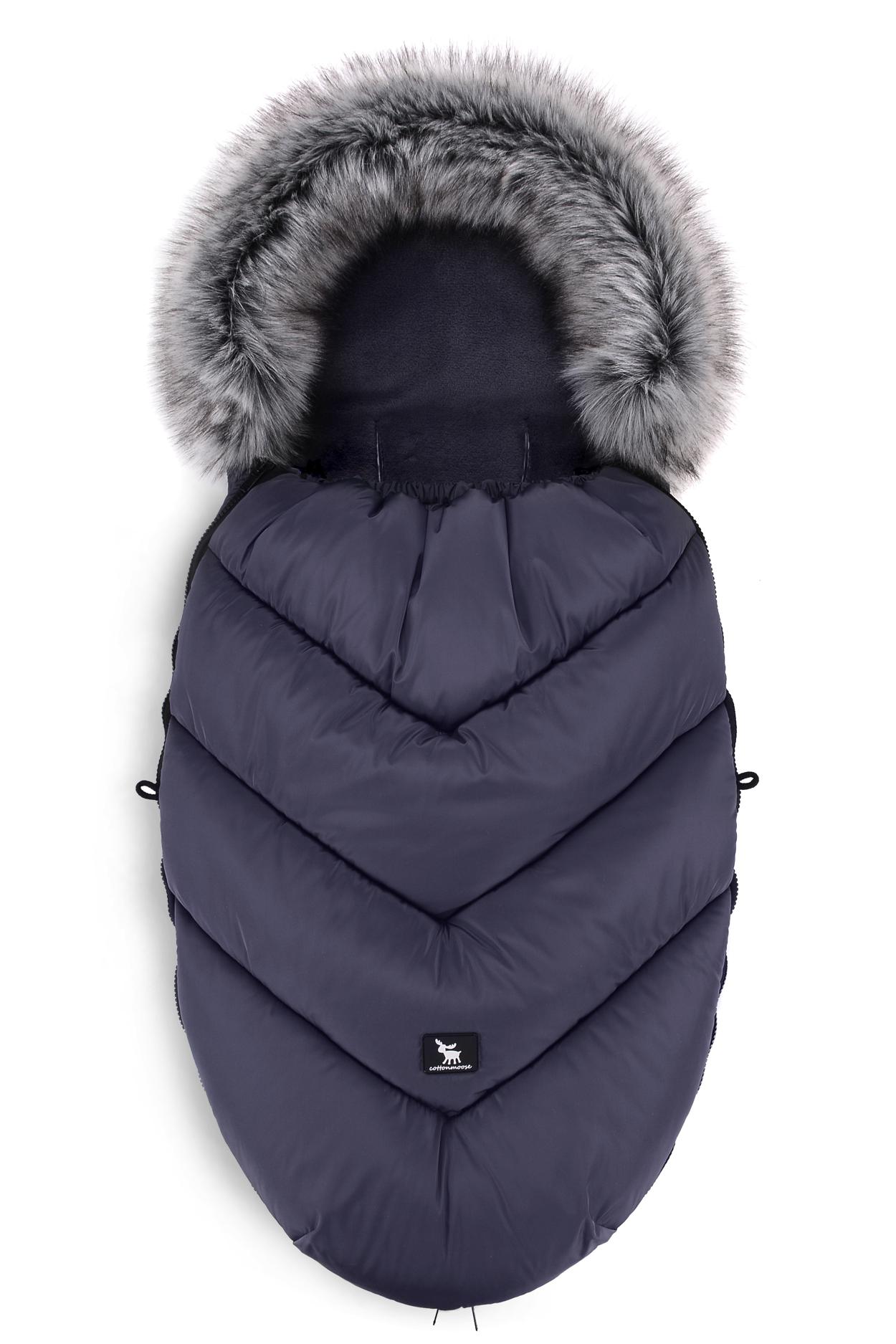 Sac de iarna pentru carucior 0-36 luni Moose Cottonmoose - Grafit