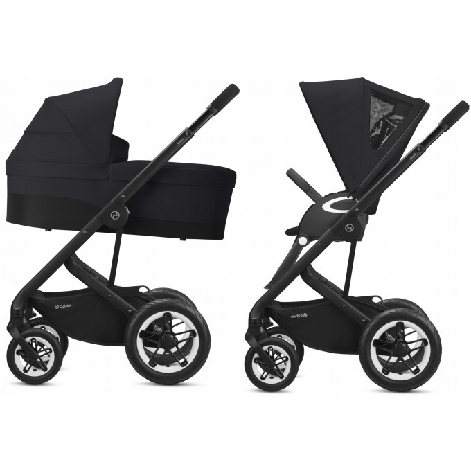 Carucior copii 2 in 1 Cybex Talos S Lux Deep Black